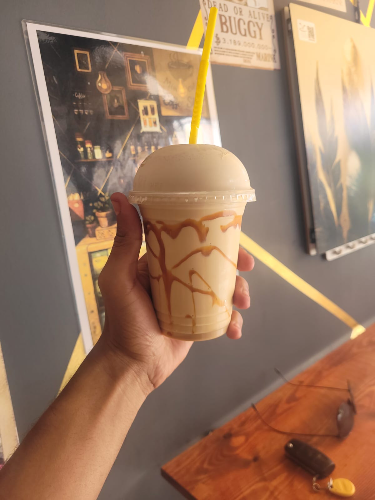Frappuccino caramel et milkshake gourmand Miw Pew Café El Jadida